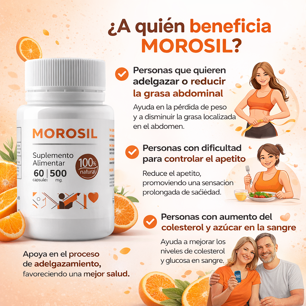 Morosil® Tu Aliado Natural Para Reducir la Grasa Abdominal