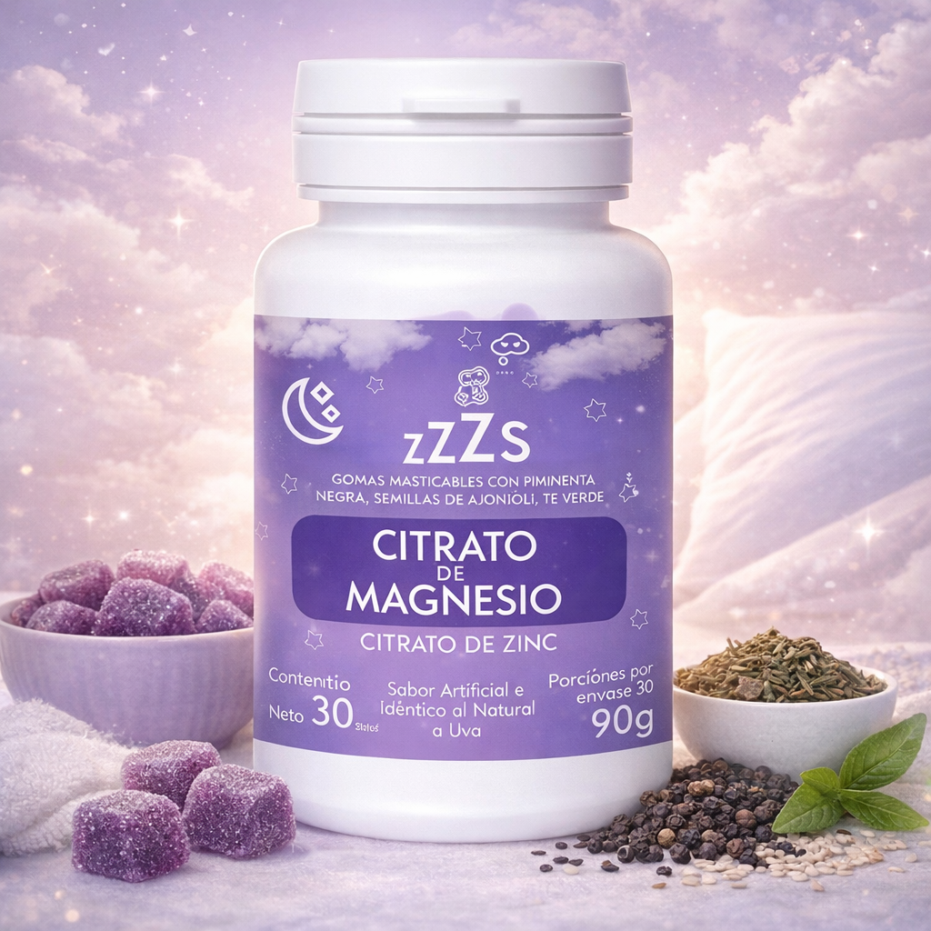 Citrato de Magnesio | Sueño, Relajación & Bienestar · 90g