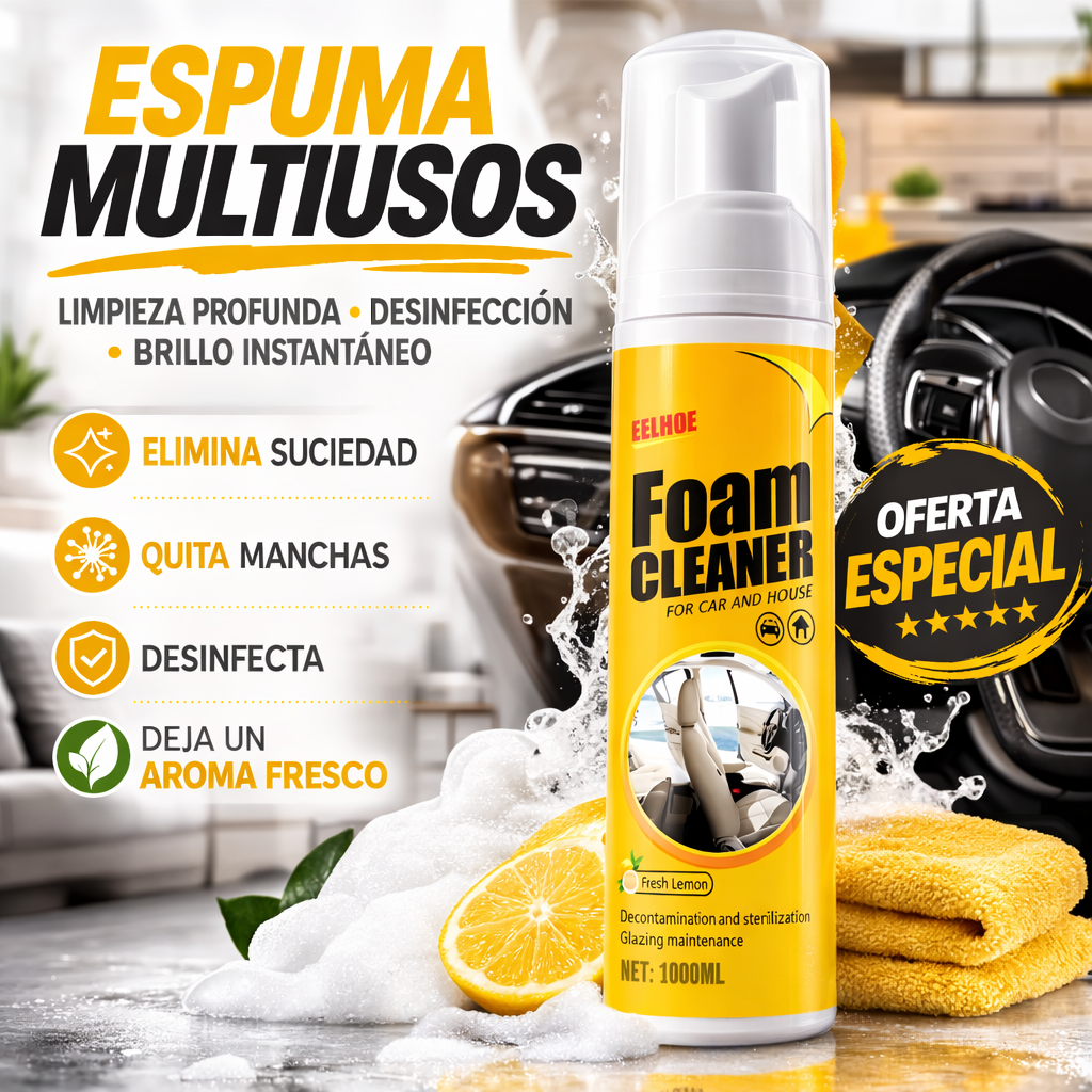 FOAM PRO® ORIGINAL | ESPUMA LIMPIADORA MULTIUSOS
