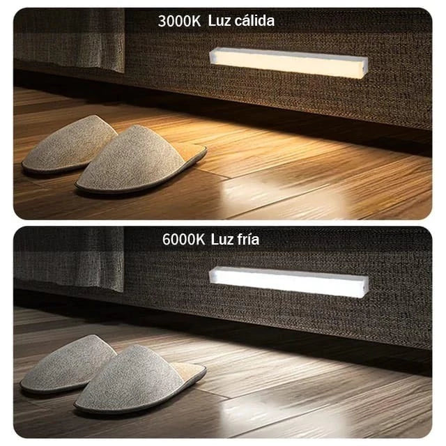 Barra LED con Sensor de Movimiento Recargable USB
