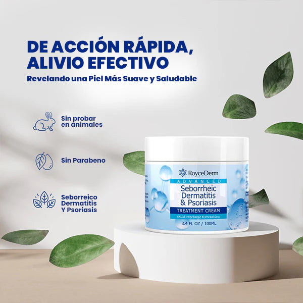 ROYCEDERM ADVANCED SEBORRHEIC DERMATITIS – Cuidado para Dermatitis, Psoriasis y Piel Seborreica